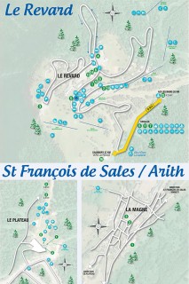 Plan des villages de Savoie Grand Revard