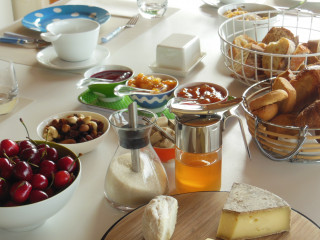 petit-déjeuner aux Perrelles