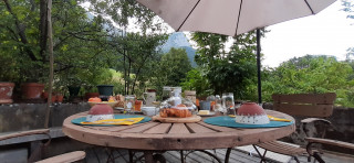 Petit déjeuner - © Séverine Lazzaroni Petit déjeuner