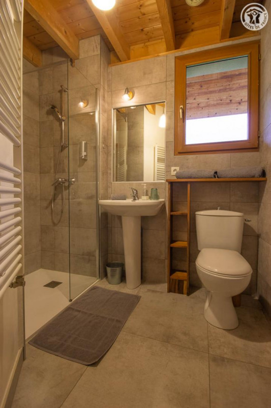 Les sanitaires privatifs de la chambre 
