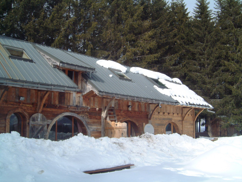l'herminette en hiver - © sylvie giry l'herminette en hiver