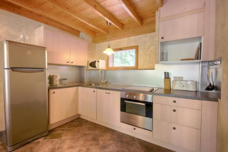 la cuisine du gîte Lanchette