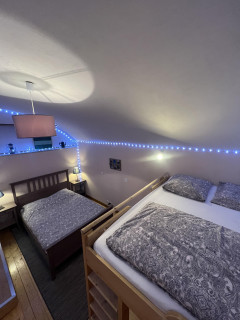 Chambre - Gîte de la Grenette - La Compagnie du Bourg_Le Châtelard - © Mouchet M. Chambre - Gîte de la Grenette - La Compagnie du Bourg_Le Châtelard