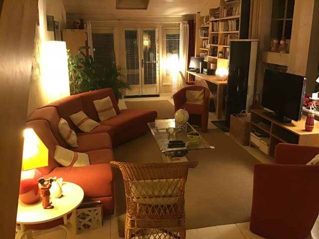 Salon bibliothèque