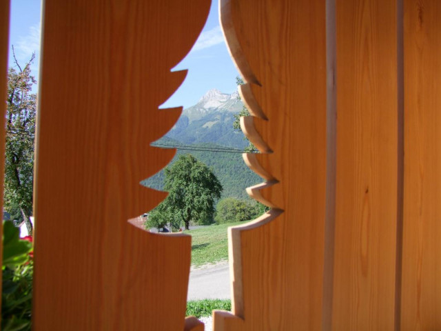 Vue de la terrasse.