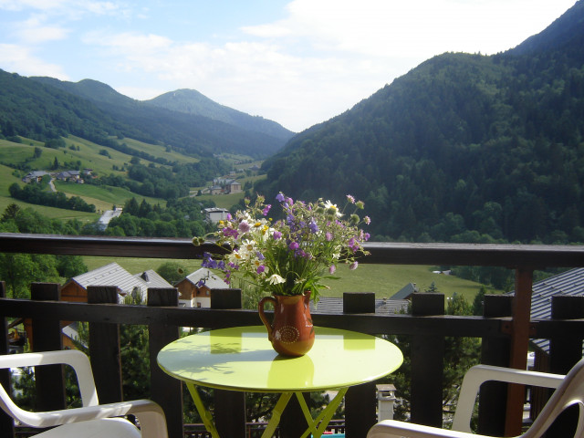 Vue été depuis le balcon