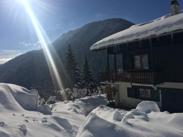 Vue Chalet en hiver