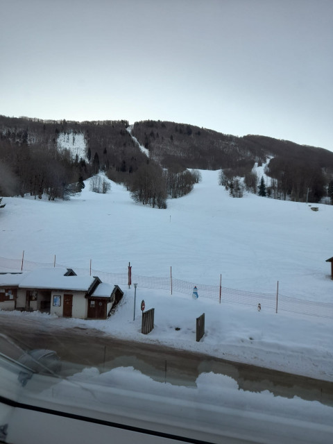 Vue front de neige