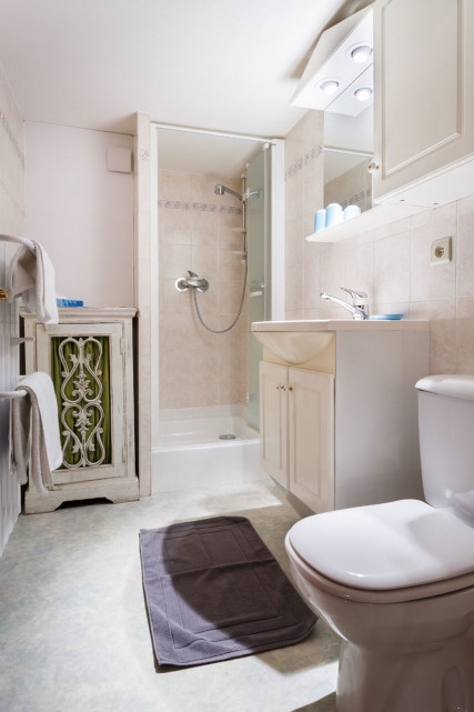 Cabinet de toilette mezzanine