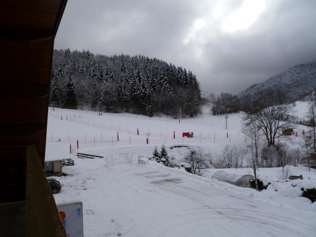 Vue de l'appartement l'hiver