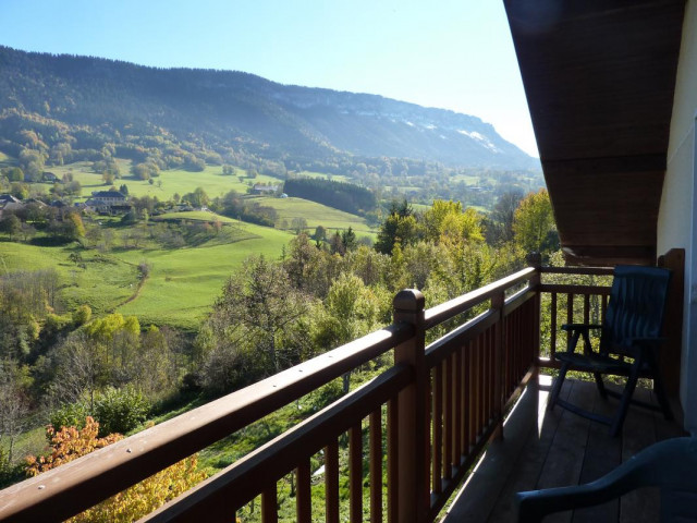 Le Margériaz depuis le balcon