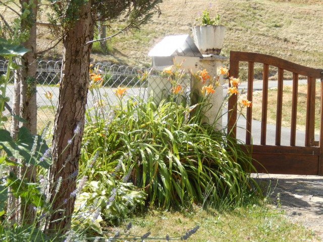 l'entée du jardin amont