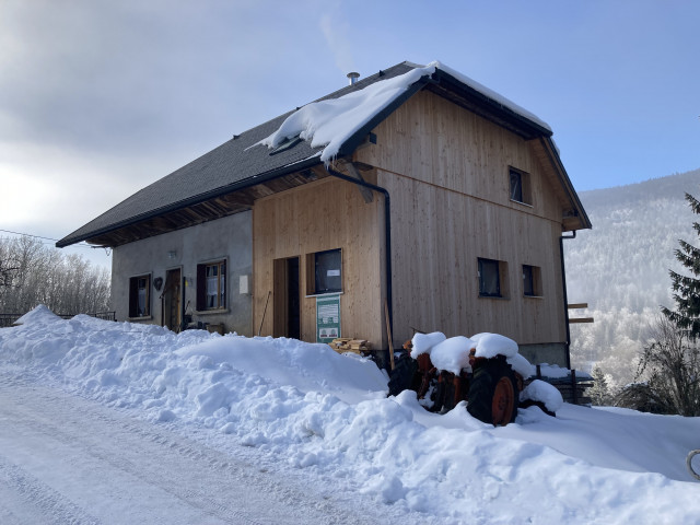 Vue extérieure en hiver