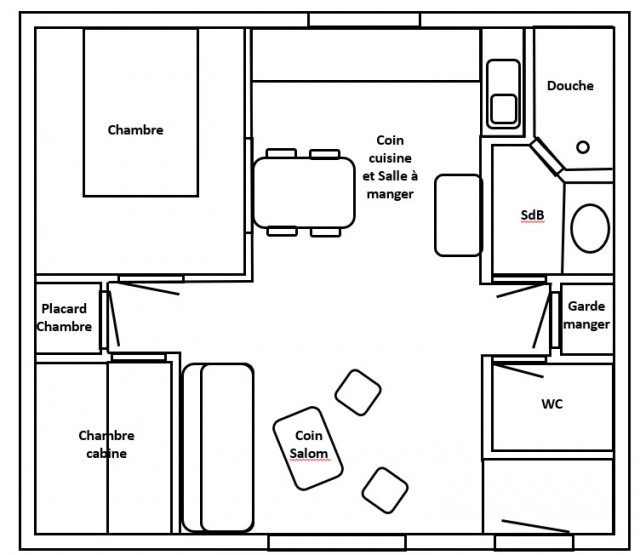 Gîte du Mont Margériaz - rdc_La Féclaz