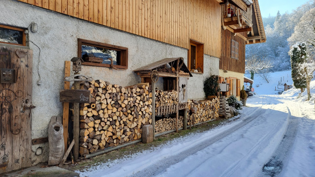 Maison vue de derrière