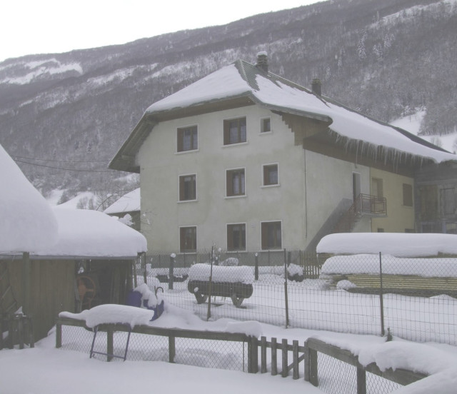 Maison vue depuis le route