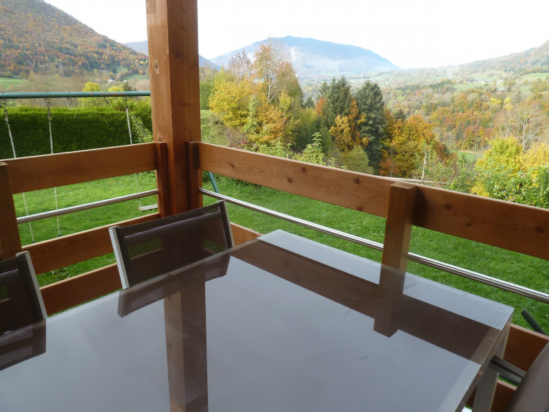 Terrasse à l'automne