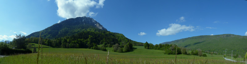 Vue panoramique hiver depuis le gîte