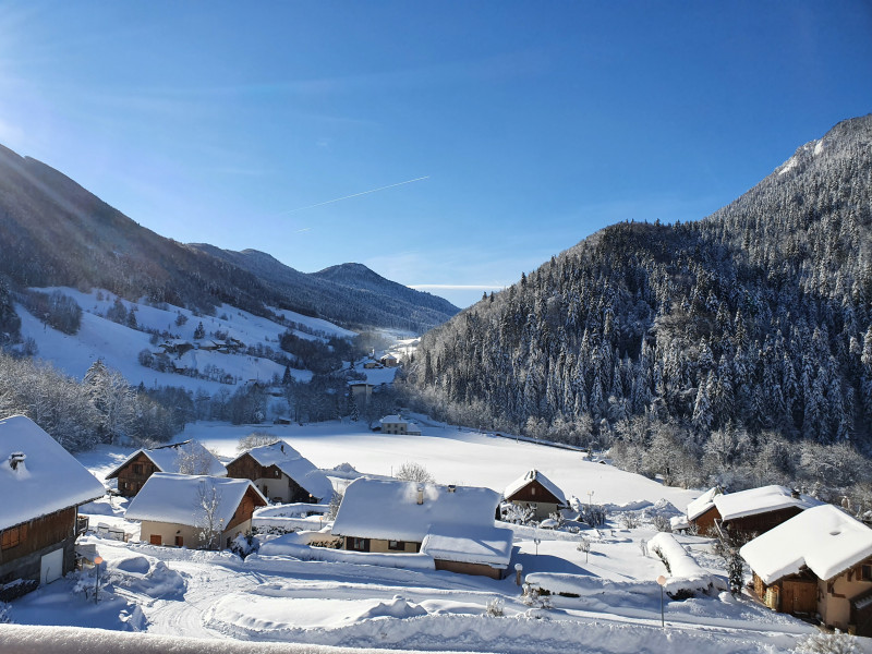 vue hiver depuis le logement