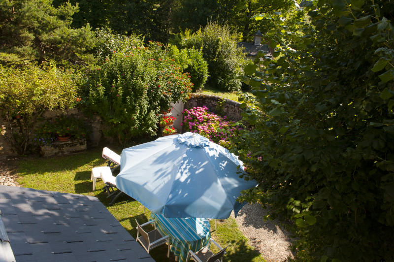 jardin privatif du gite