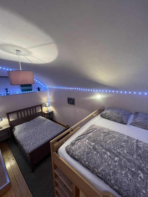 Chambre - Gîte de la Grenette - La Compagnie du Bourg_Le Châtelard - © Mouchet M. Chambre - Gîte de la Grenette - La Compagnie du Bourg_Le Châtelard