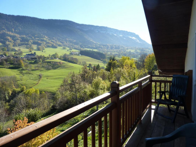 Le Margériaz depuis le balcon - © Gîtes de France Le Margériaz depuis le balcon