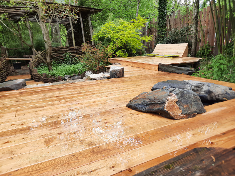 Terrasse du Gite Le Farou Terrasse du Gite Le Farou
