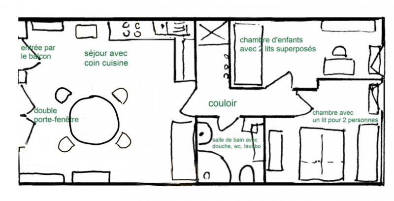 Plan de l'appartement Plan de l'appartement