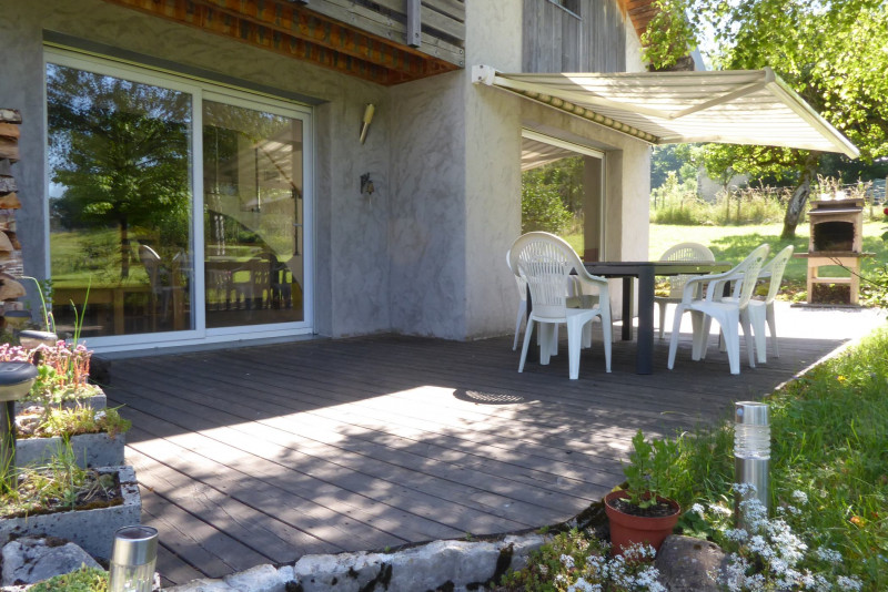 Terrasse - Les Frênes - M. et Mme Besançon/Montgelard_Sainte-Reine