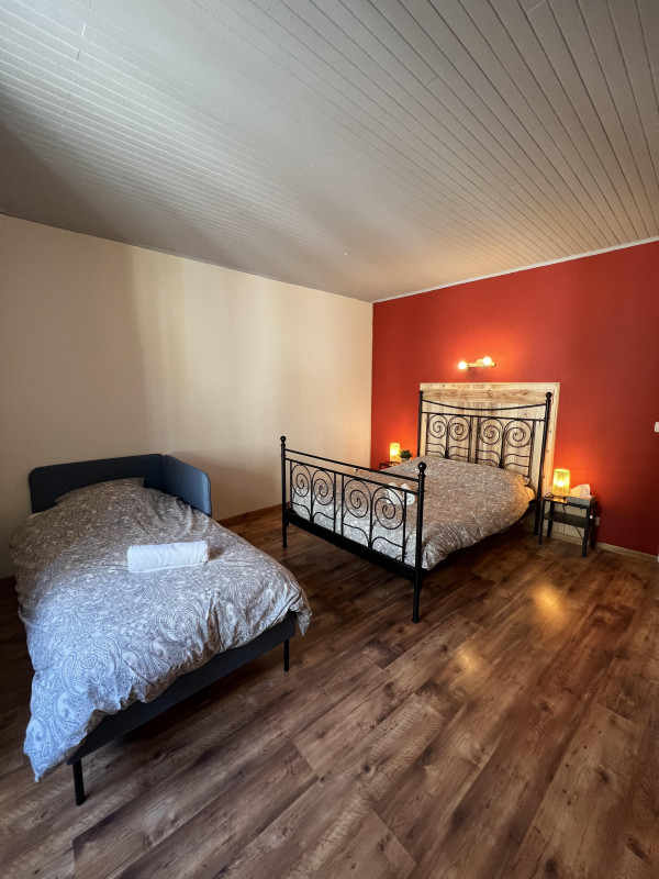 Chambre triple - Gîte Rossanaz_Le Châtelard - © M.Mouchet Chambre triple - Gîte Rossanaz_Le Châtelard