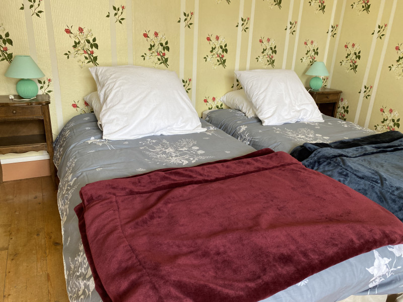 Chambre lits jumelés