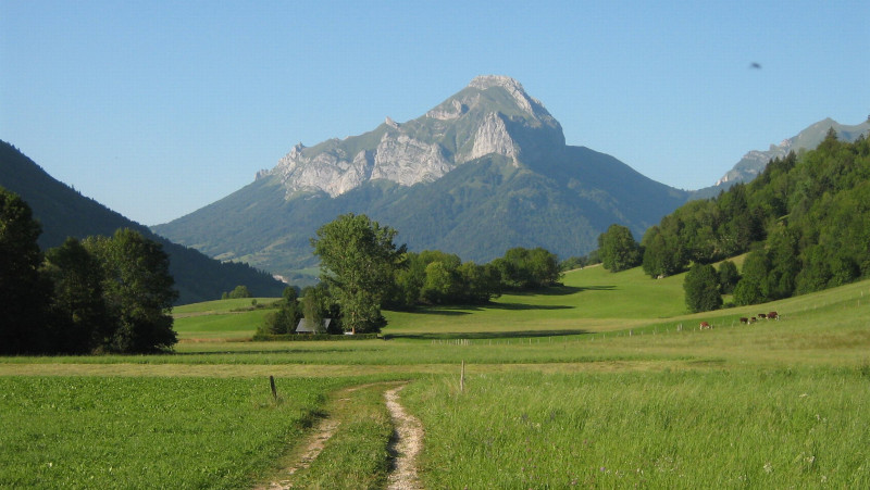 Vue sur les montagnes Les Frênes - M. et Mme Besançon/Montgelard_Sainte-Reine