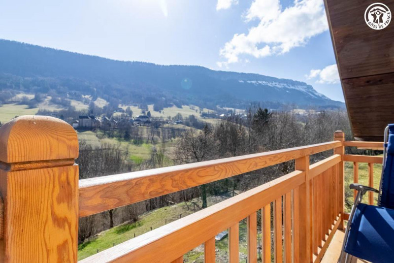 Le Margériaz depuis le balcon - © Gîtes de France Le Margériaz depuis le balcon
