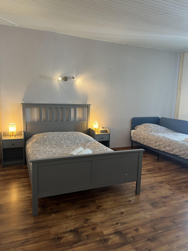 Chambre triple - Gîte Rossanaz_Le Châtelard Chambre triple - Gîte Rossanaz_Le Châtelard